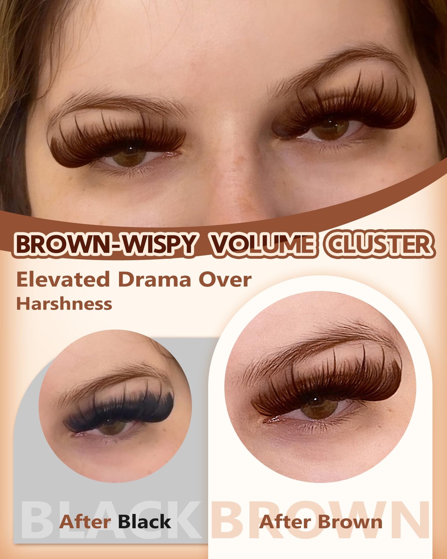 Goddvenus Pre-made Spikes Lash Clusters Wispy Manga Eyelash Clusters
