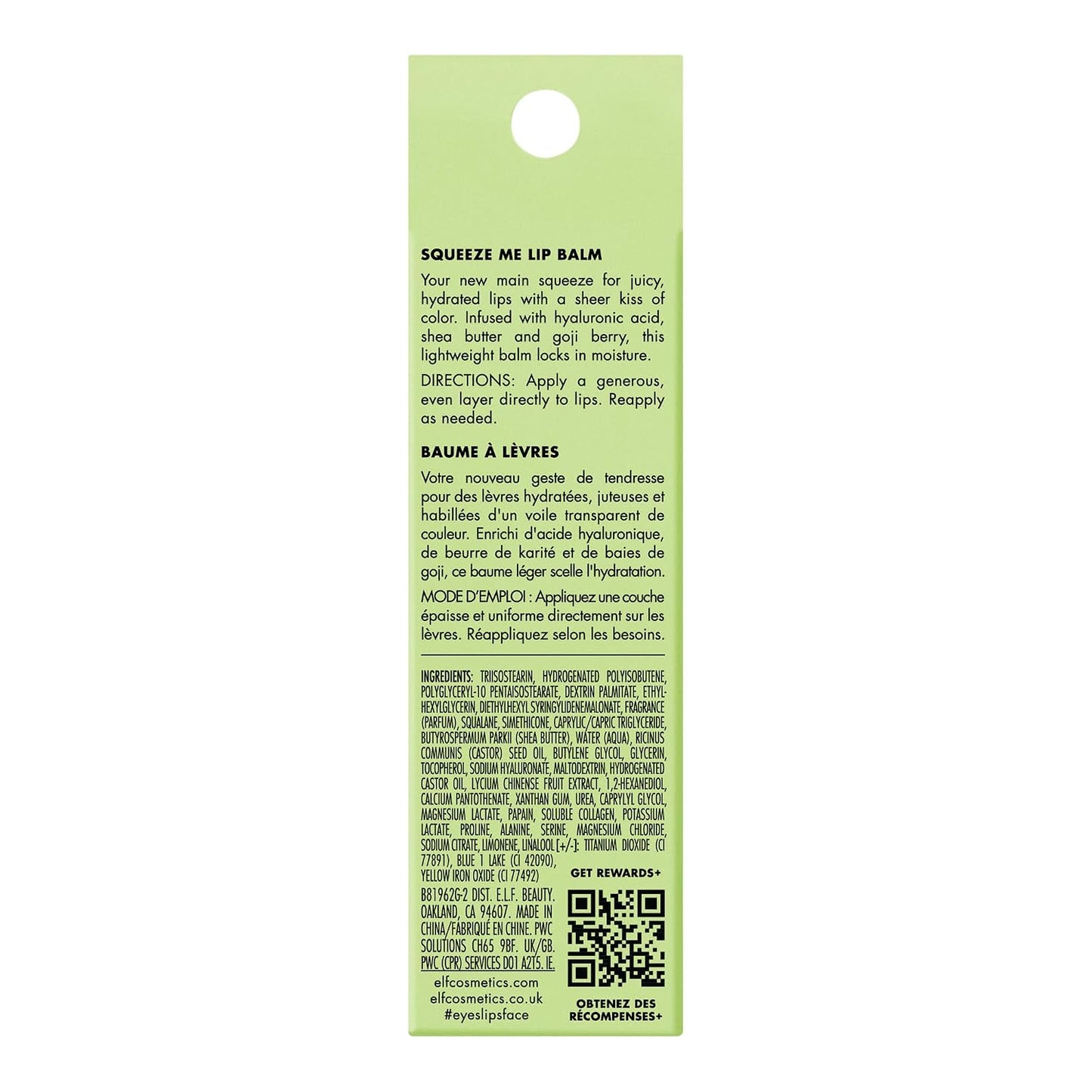 e.l.f. Squeeze Me Lip Balm, Strawberry