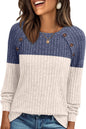 AUTOMET Womens Long Sleeve Shirts Fall Sweaters Business Casual Tops Blouse