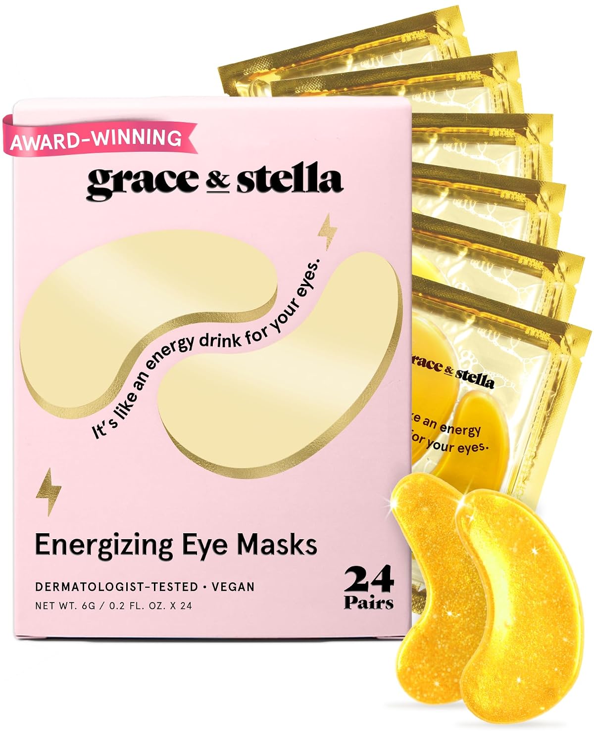 grace & stella Award Winning Eye Patches for Puffy Eyes