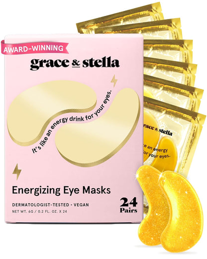 grace & stella Award Winning Eye Patches for Puffy Eyes