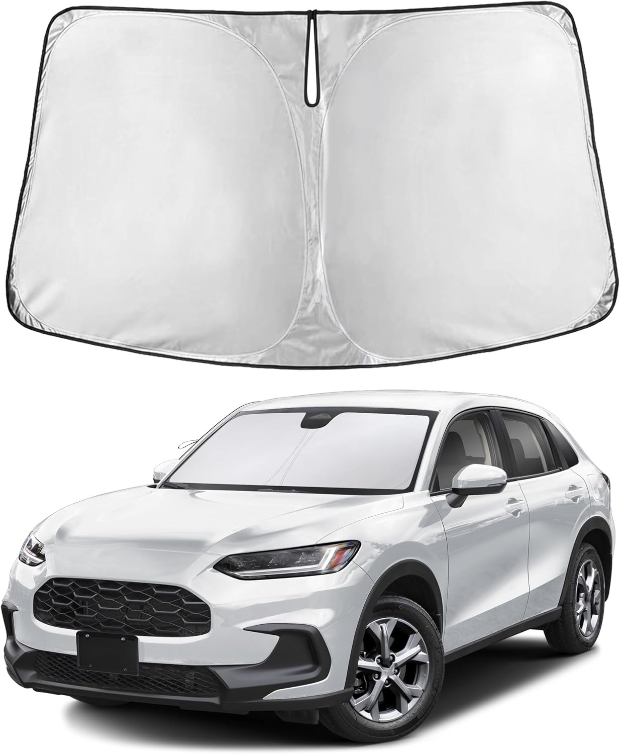 Autovir Windshield Sun Shade, 2017-2026 Tesla Model 3 & Y, 280T Visor Shade