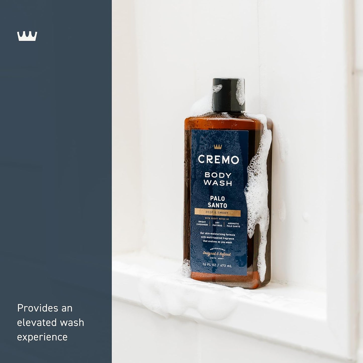 Cremo Body Wash for Men, Cypress Santal, 16 Fl Oz