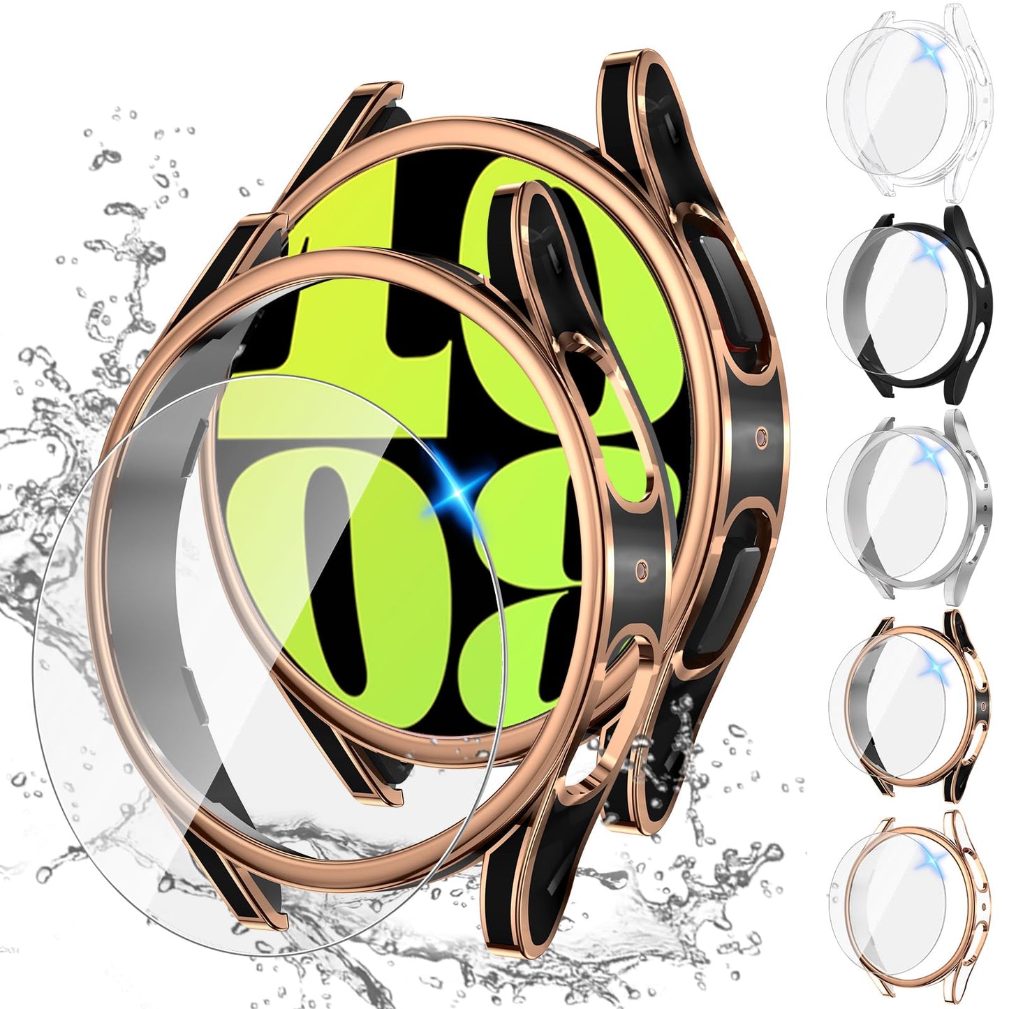 Tensea 5+5PCS for Samsung Galaxy Watch Ultra 47mm Screen Protector Case