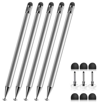 Bopomofo Stylus(5 Pcs),2-in-1 Stylus Pen for Touchscreen,Stylus Pen
