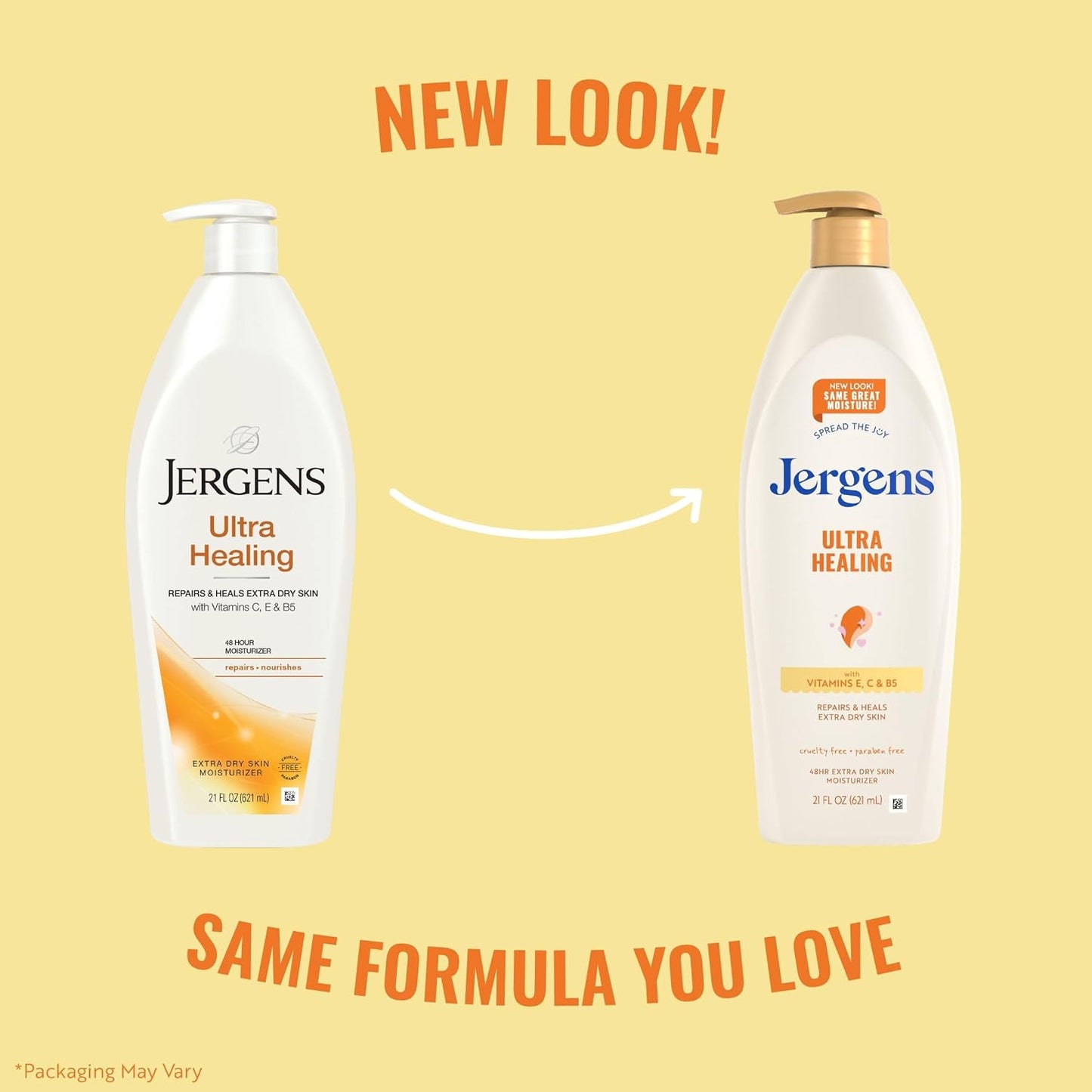 Jergens Ultra Healing Body Lotion, Moisturizer for Dry Skin, 32 fl oz