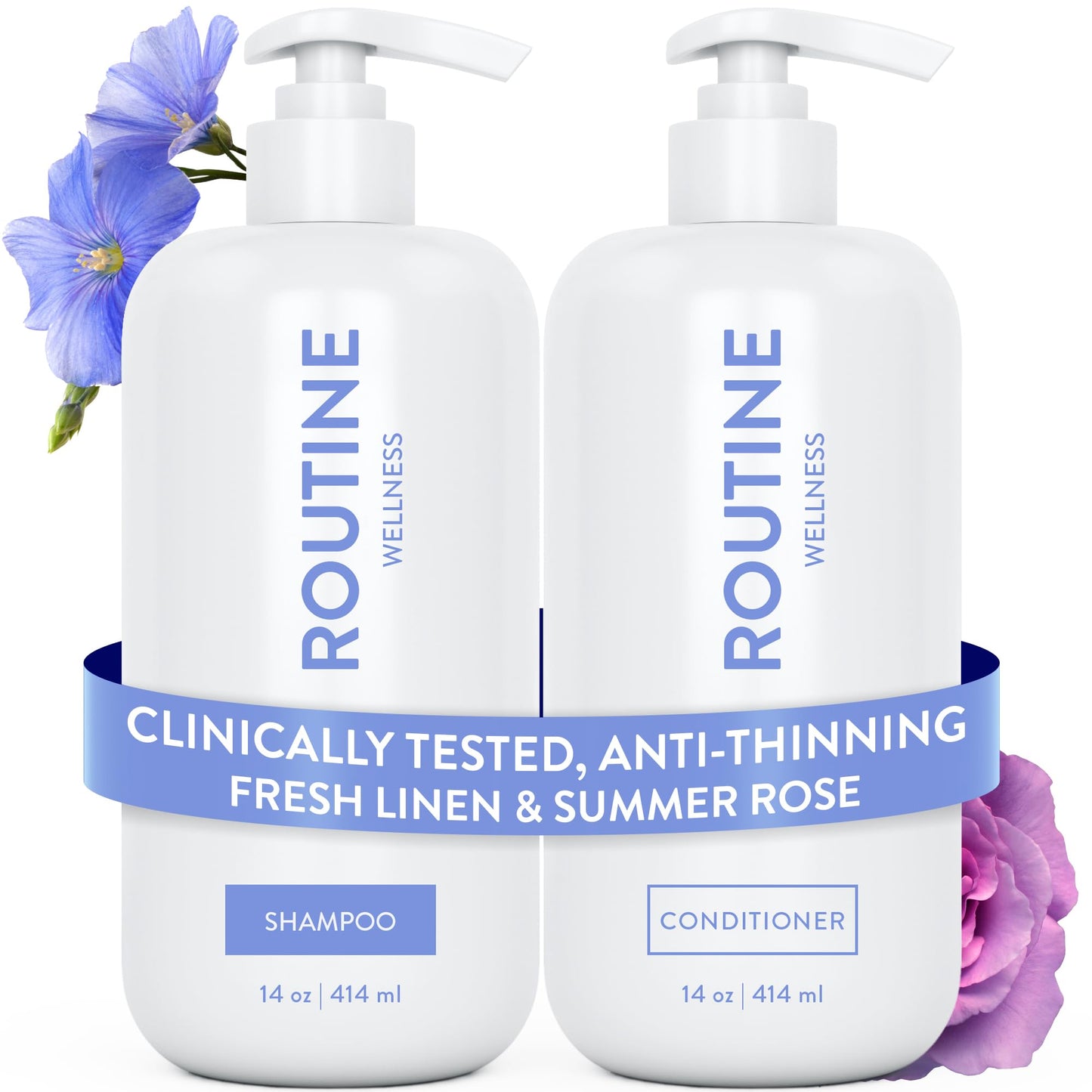 Routine Wellness Shampoo & Conditioner Set - Jasmine & Orange Blossom
