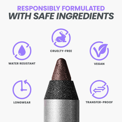 Wonderskin Eyeliner Pencil 1440 Longwear Eyeliner Waterproof & Smudge Proof
