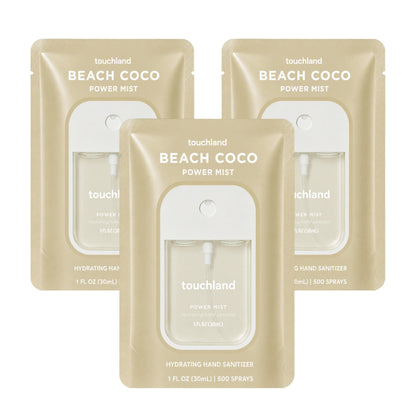 Touchland Top 5 Hydrating Hand Sanitizer Spray Set Travel Size