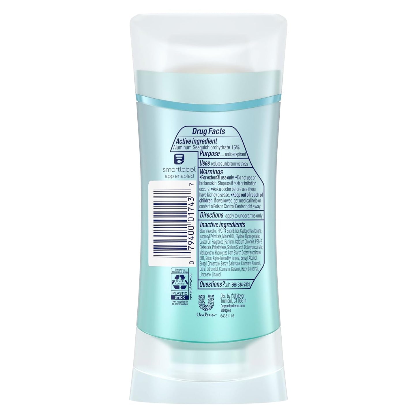 Degree Antiperspirant Deodorant Sexy Intrigue 72-Hour Sweat & Odor Protection Antiperspirant Deodorant For Women with Body Heat Activated Technology 2.6 oz (Pack of 2)