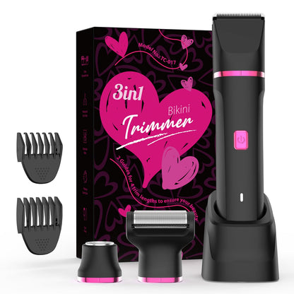 Risina 2-in-1 Bikini Trimmer for Women, Women's Electric Razor, Face Shaver