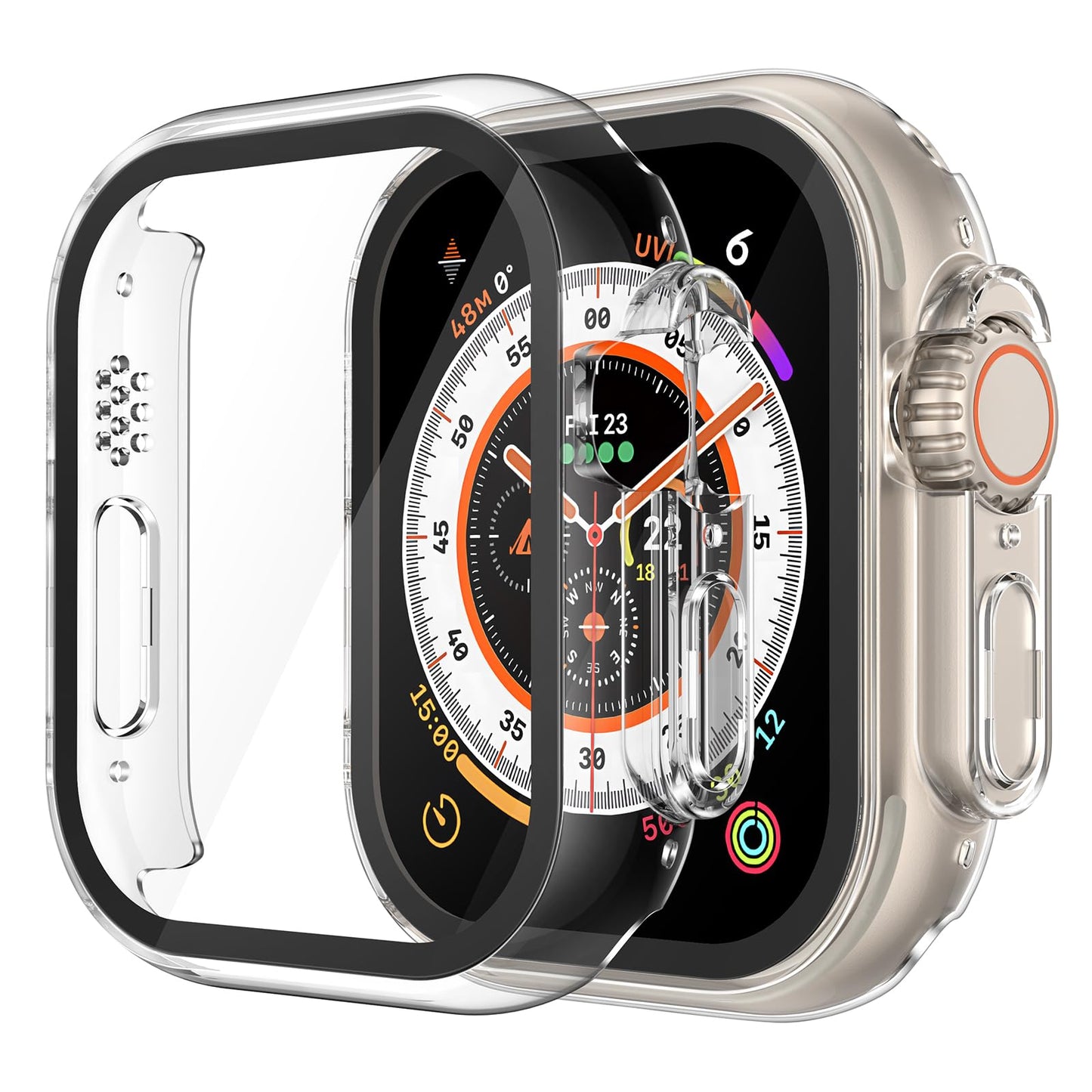 Misxi Case with Screen Protector for 46mm Apple Watch Series 11/10