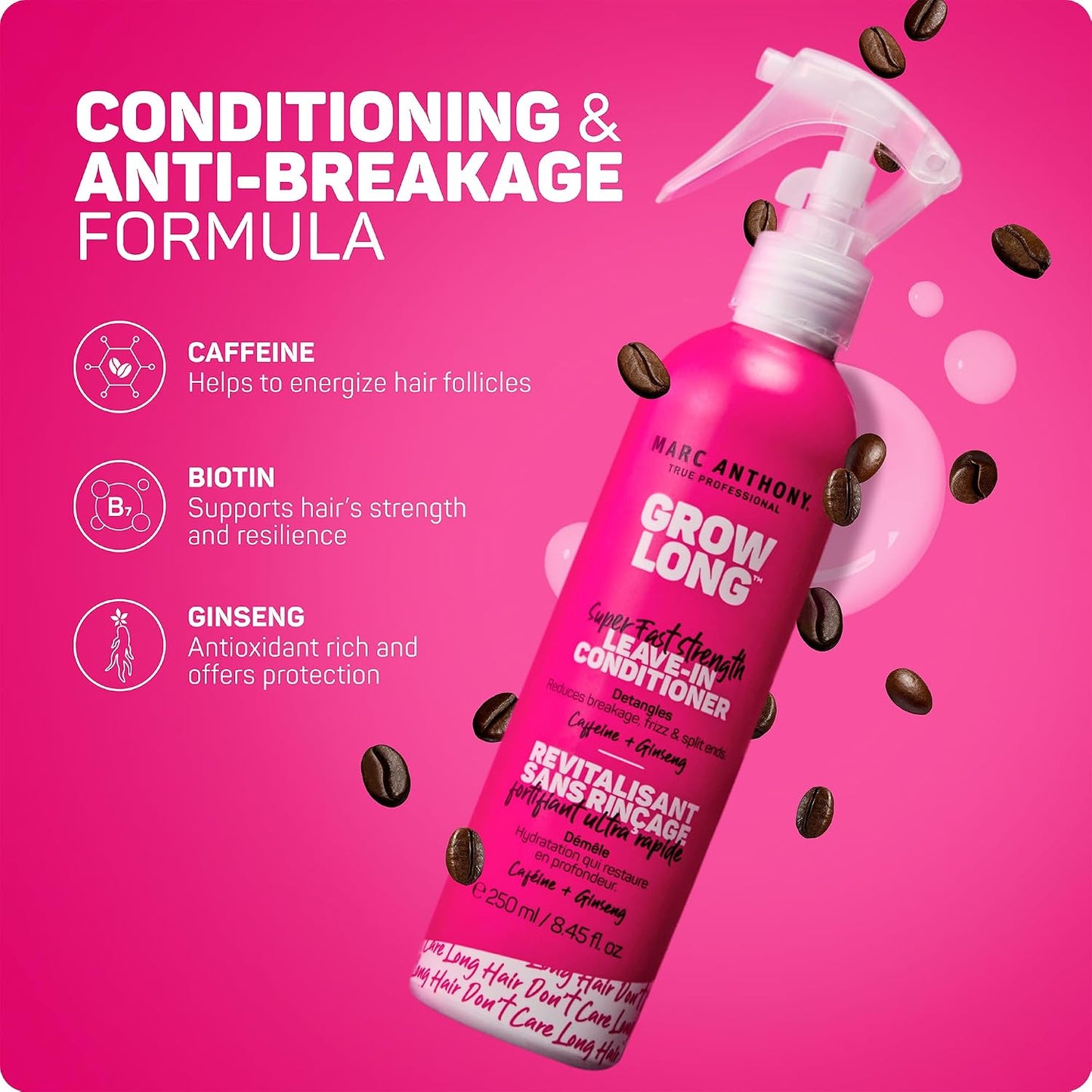 Marc Anthony Grow Long, Detangling Leave-In Hair Conditioner Spray