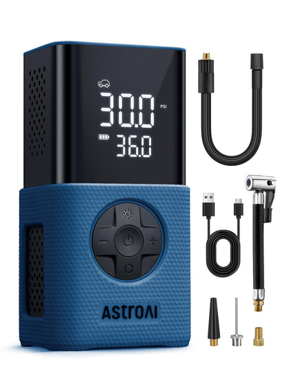 AstroAI L7 Tire Inflator Portable Air Compressor,150 PSI Cordless Bike Pump