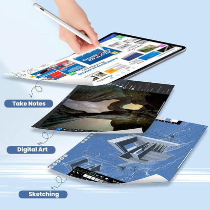 Penlike Pencil for Apple iPad 2026-2018, Fast Charge Stylus Pen for iPad