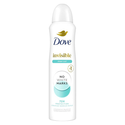 Dove Invisible Antiperspirant Dry Spray Clear Finish 3PK 3.8 oz