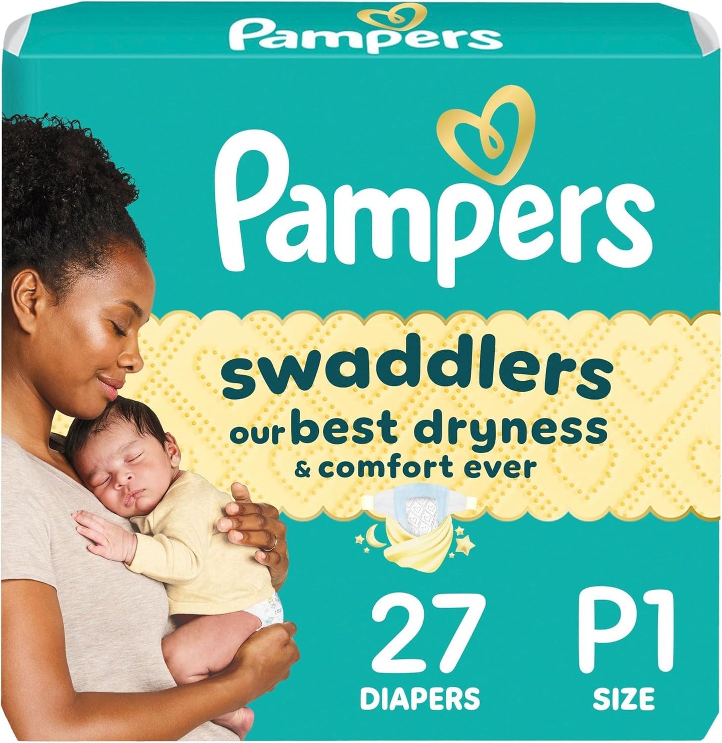 Pampers Swaddlers Baby Diapers, Size 5, 132 Count