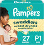 Pampers Swaddlers Baby Diapers, Size 5, 132 Count
