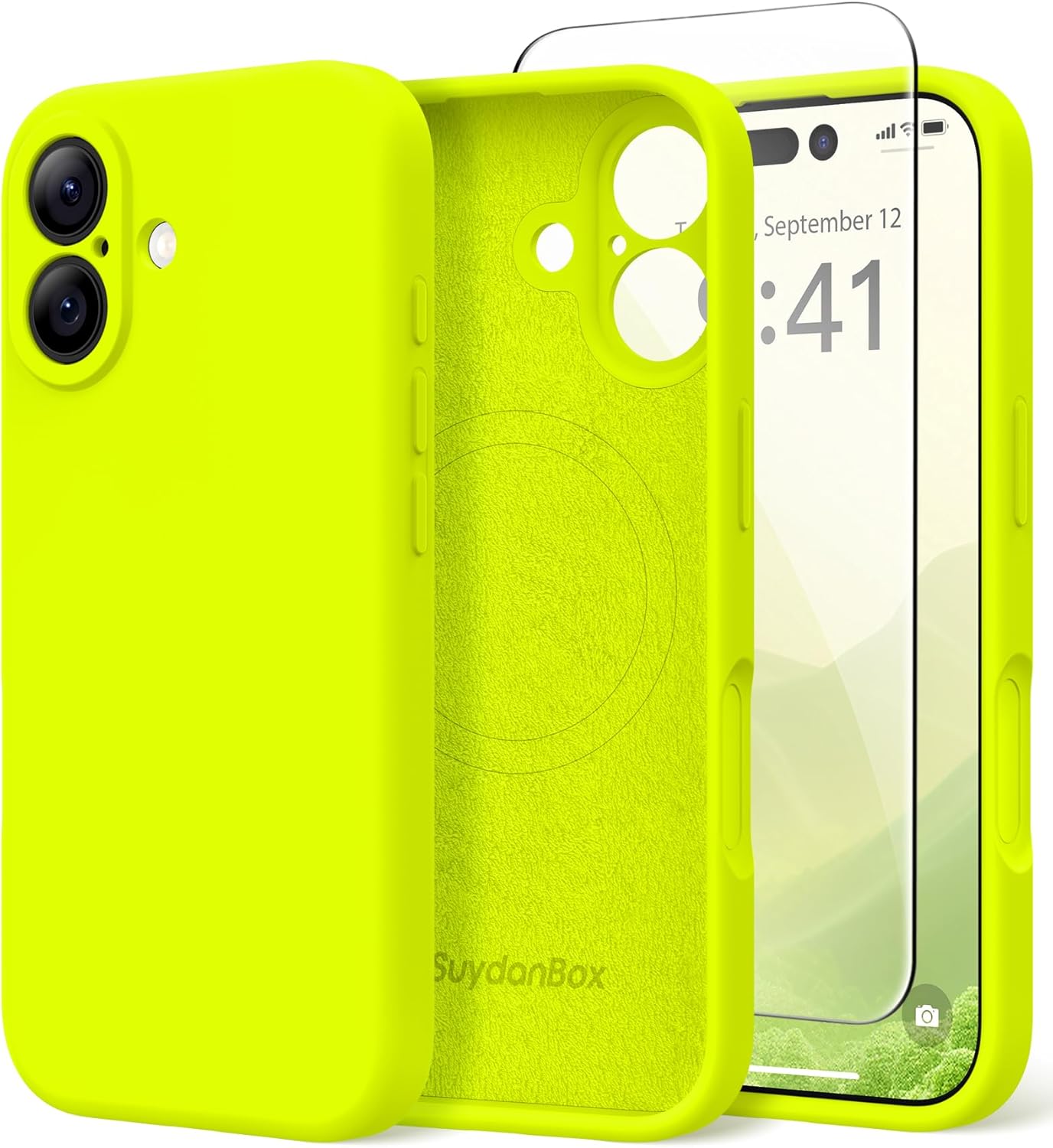 Magnetic for iPhone 17 Case Silicone Matcha