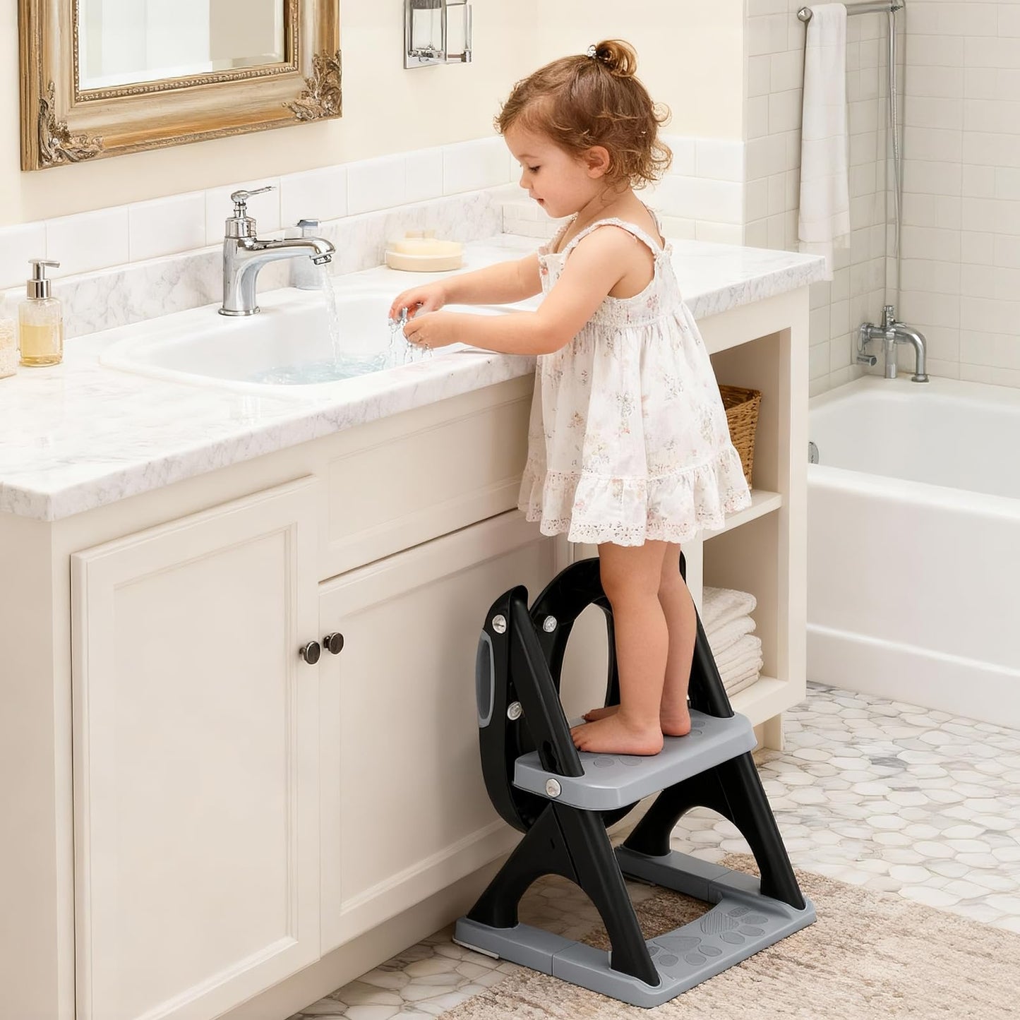 Potty Training Toilet for Toddlers, 2-in-1 Potty Training seat, Anti-Slip