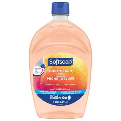 Softsoap Antibacterial Liquid Hand Soap, White Tea & Berry Scent, 50 fl oz