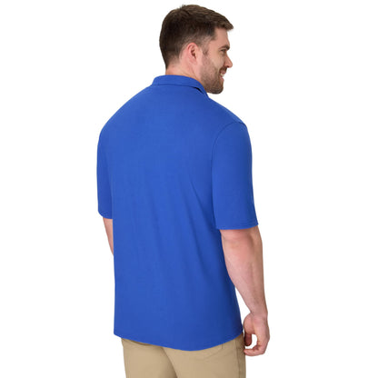 Hanes Men’s X-Temp Short Sleeve Polo Shirt, Midweight Men's Shirt