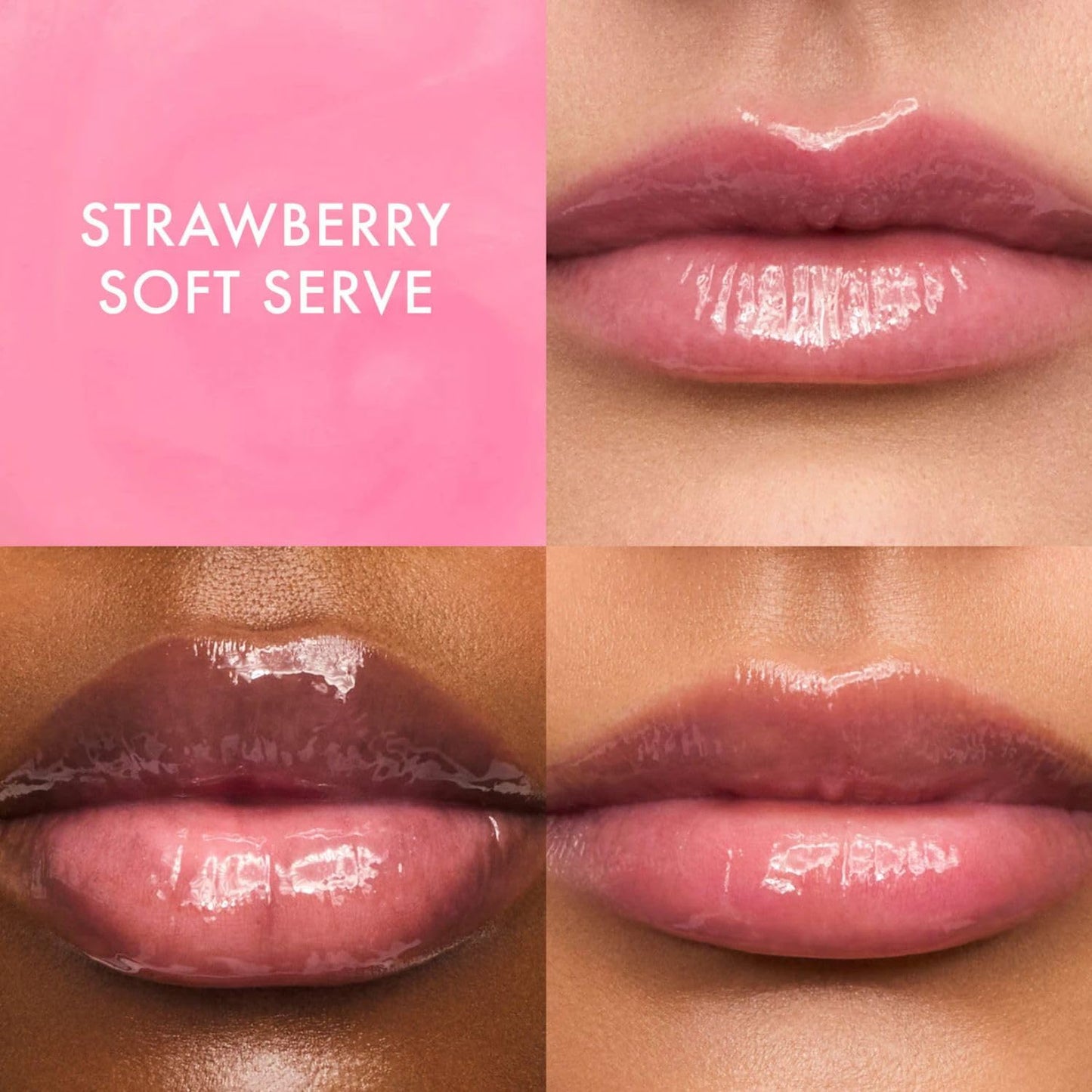 Summer Fridays Lip Butter Balm - Moisturizing Lip Gloss for Instant Shine + Sheer Color - With Nourishing Shea Butter - Everyday Makeup + Skin Care Summer Essentials - Vegan - Pink Sugar (.5 Oz)