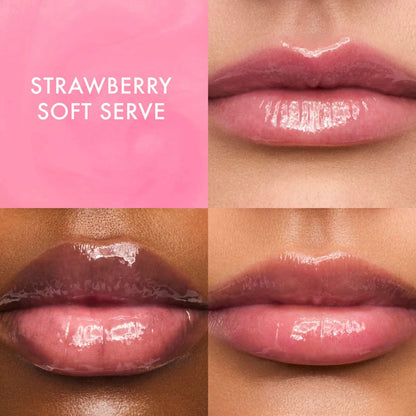 Summer Fridays Lip Butter Balm - Moisturizing Lip Gloss for Instant Shine + Sheer Color - With Nourishing Shea Butter - Everyday Makeup + Skin Care Summer Essentials - Vegan - Pink Sugar (.5 Oz)