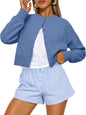 Trendy Queen Cropped Cardigan Sweaters for Women Fall Fashion Clothes 2026