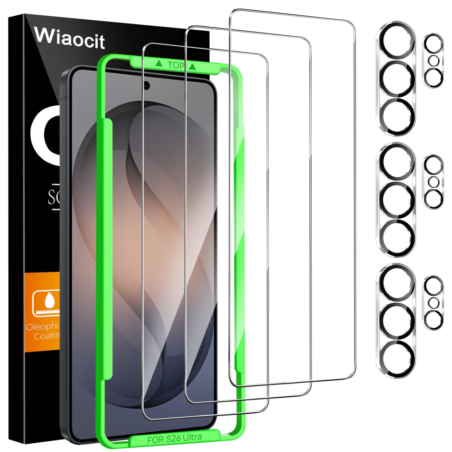Wiaocit Camera Lens Protector for iPhone 16 Pro/iPhone 16 Pro Max