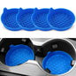 SINGARO Car Cup Holder Coaster, Silicone Cup Holder Insert, Universal Non-Slip Cup Holders, Car Accessories Interior for Women and Man Interior Sets 4 Pack Black
