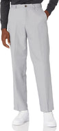Amazon Essentials Men's Classic-Fit Expandable-Waist Flat-Front Dress Pants
