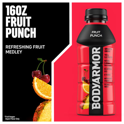 BODYARMOR Sports Drink, Strawberry Banana, Electrolyte Drink Hydration, 12 Fl Oz Bottles (8 Pack), Flavored Coconut Water with B Vitamins & Antioxidants