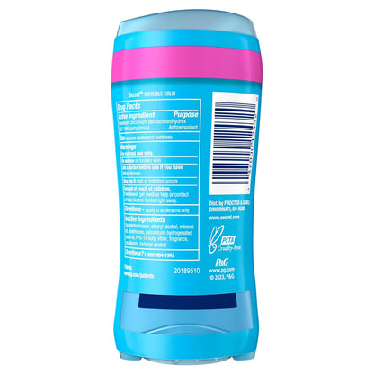 Secret Anti-Perspirant Deodorant Invisible Solid Powder Fresh Twin Pack 5.20 oz