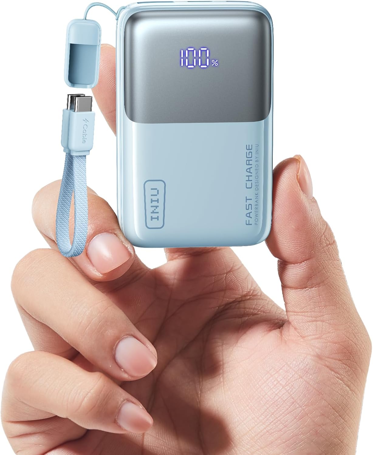 INIU Portable Charger, Ultra Mini 10000mAh 45W Fast Charging Power Bank
