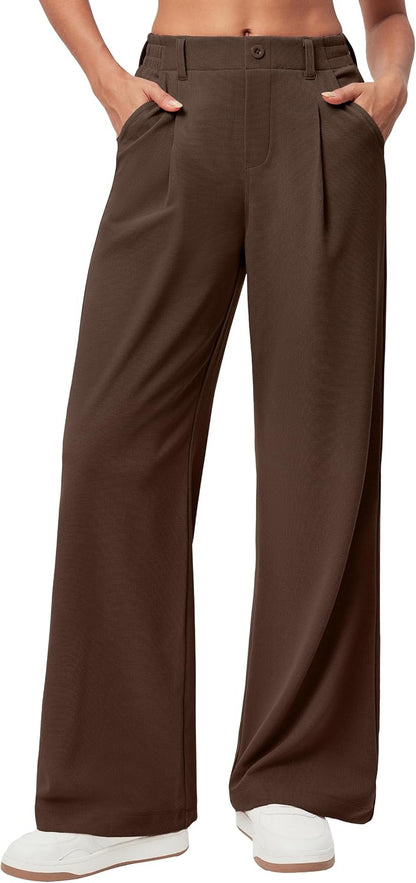 Ewedoos Wide Leg Dress Work Pants for Women Business Casual Office Outfits