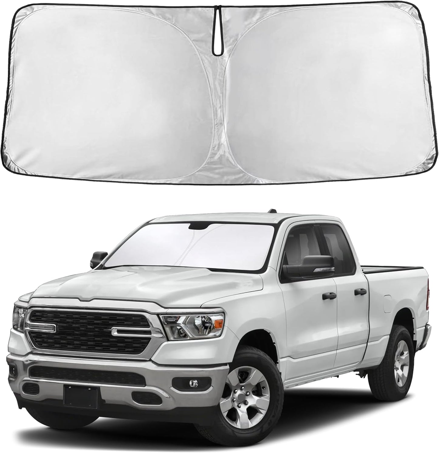 Autovir Windshield Sun Shade, 2017-2026 Tesla Model 3 & Y, 280T Visor Shade