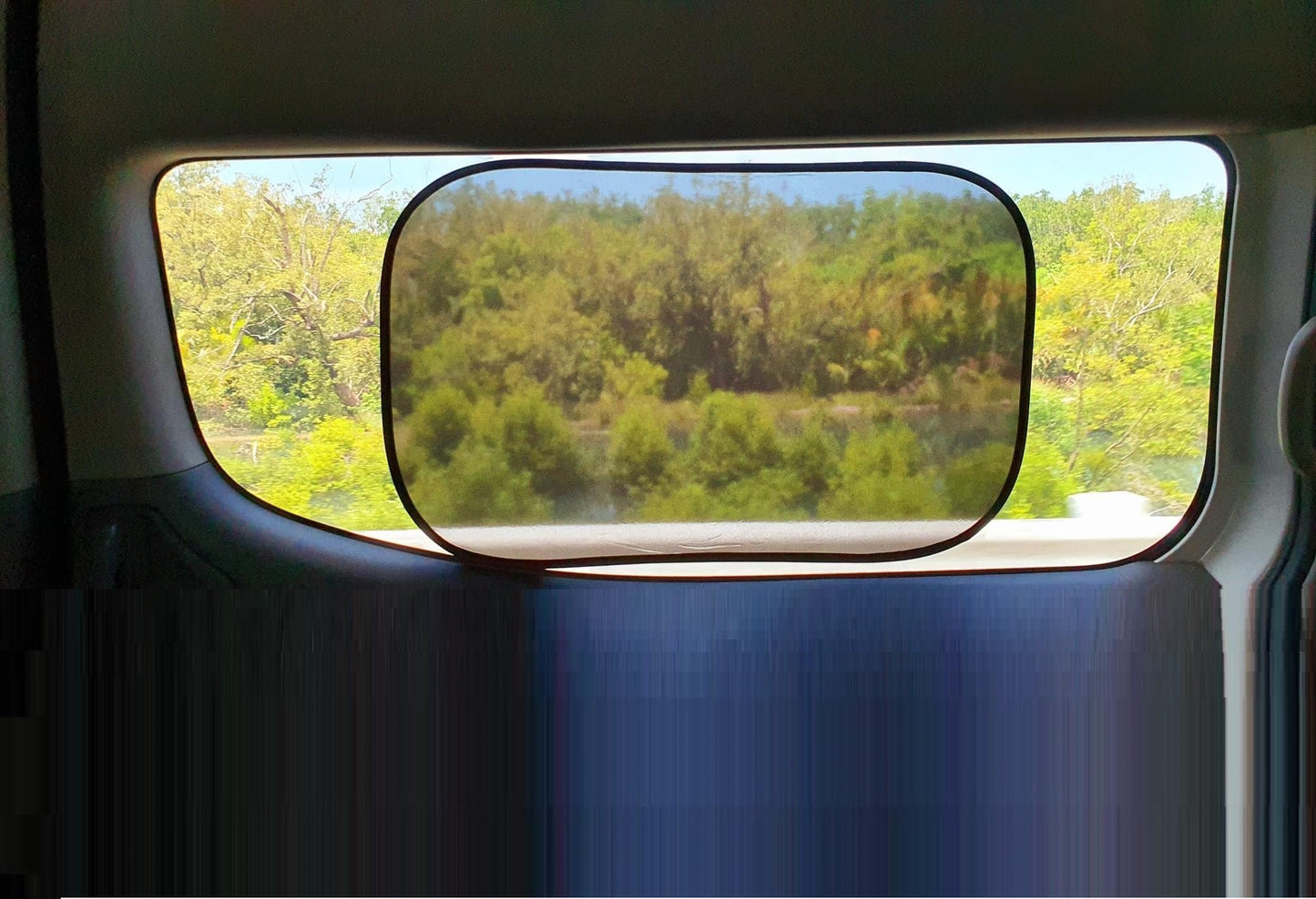 Car Window Shades - Certified 99.79% UVA & 99.95% UVB sun protection. Award winning car sun shade for side windows. 4 Pack (2 Transparency options) 20" x 12" -window shade for car baby by Kinder Fluff