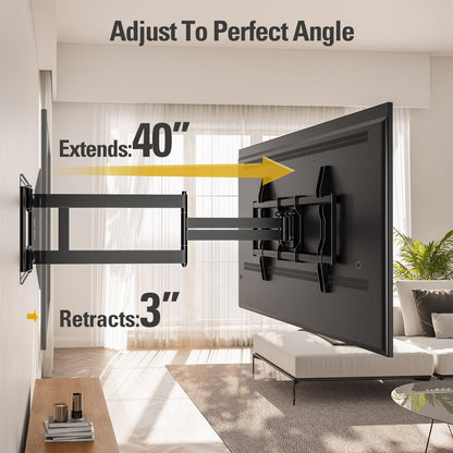 Mounting Dream Full Motion TV Wall Mount for 32-70 Inch TVs up to 99lbs