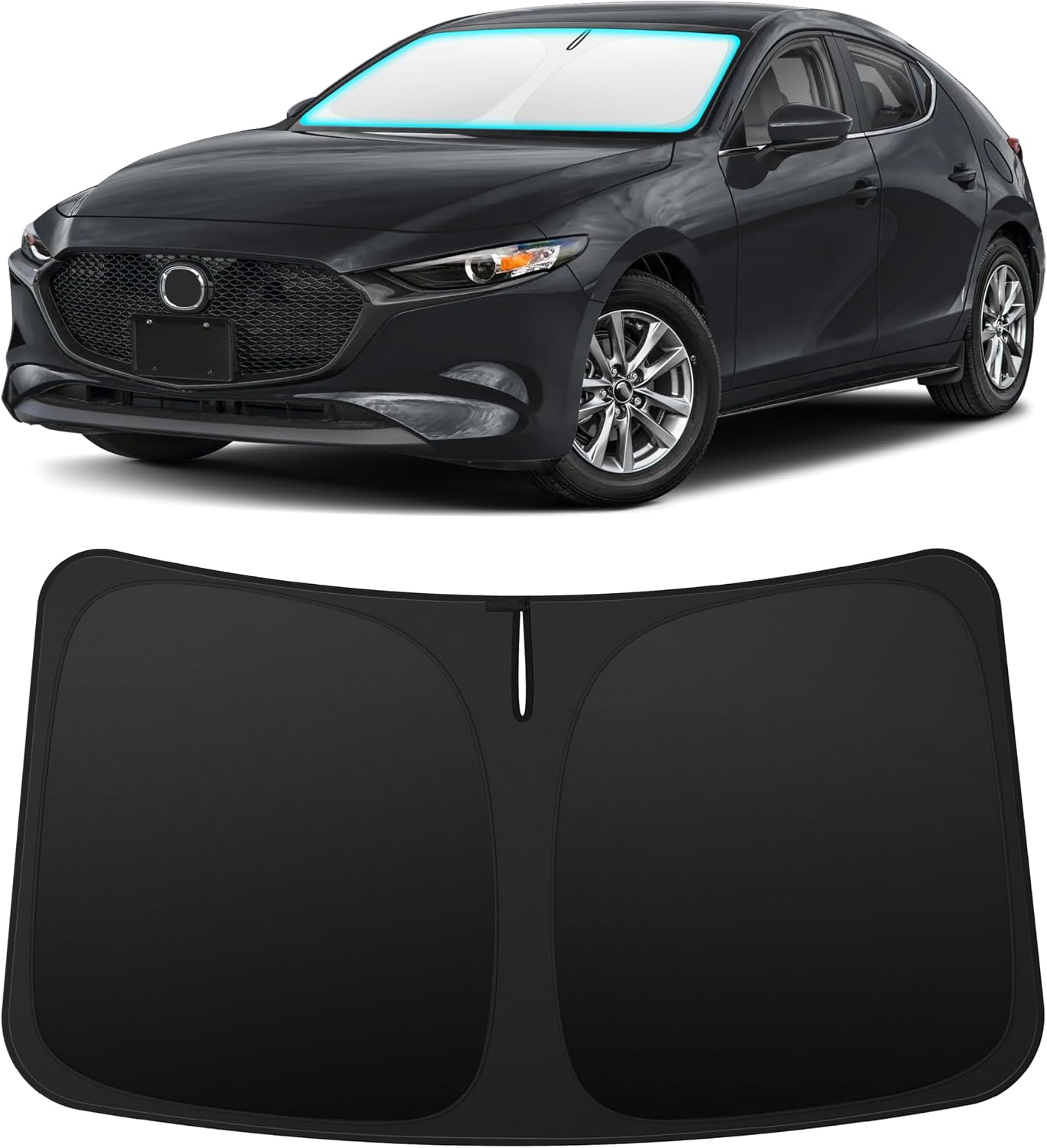 INSAUTO Custom Fit Windshield Sun Shade for Nissan Frontier 2005-2021