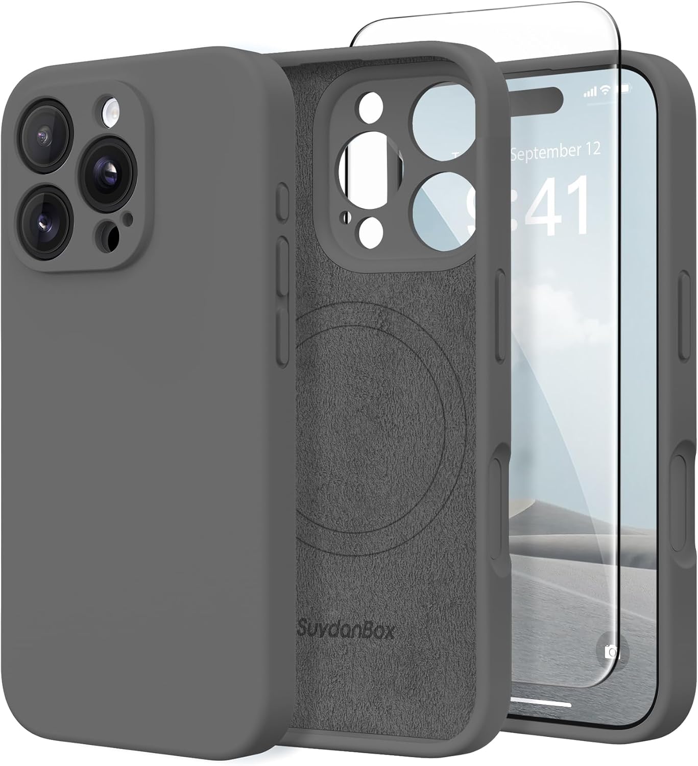 Magnetic for iPhone 17 Case Silicone Matcha