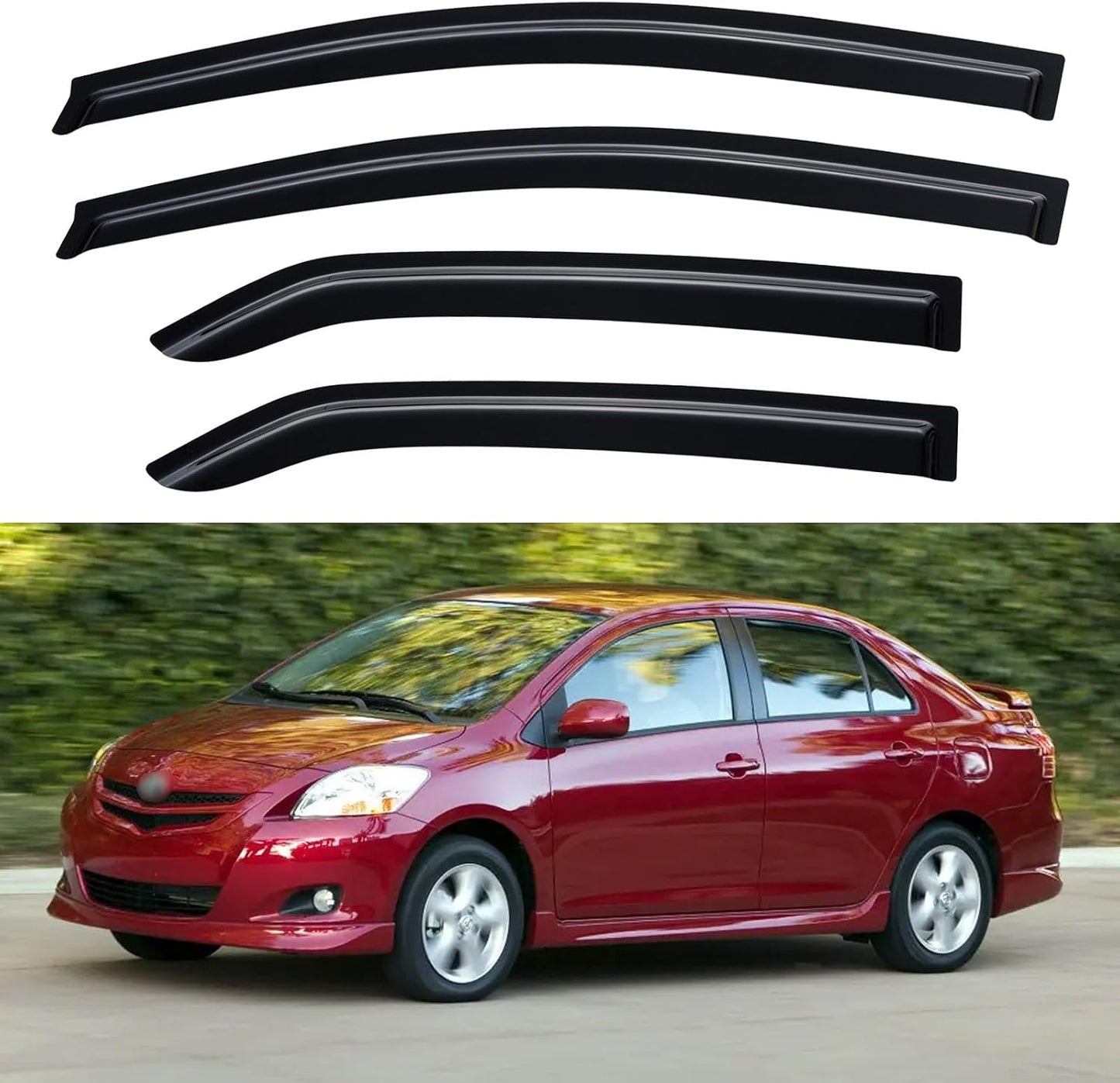 Window Visors Rain Guards for 2020-2025 Nissan Sentra