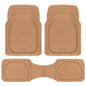 Motor Trend -2 Piece Front Car Floor Mats- Black FlexTough Contour Liners-Deep Dish Heavy Duty Rubber Floor Mats for Car SUV Truck & Van-All Weather Protection, Universal Trim to Fit