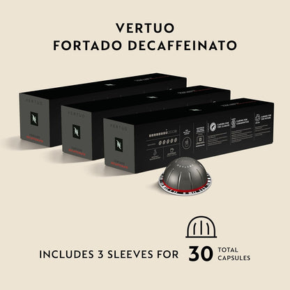 Nespresso Vertuo, Melozio Decaffeinato, 30-Count Espresso Pods