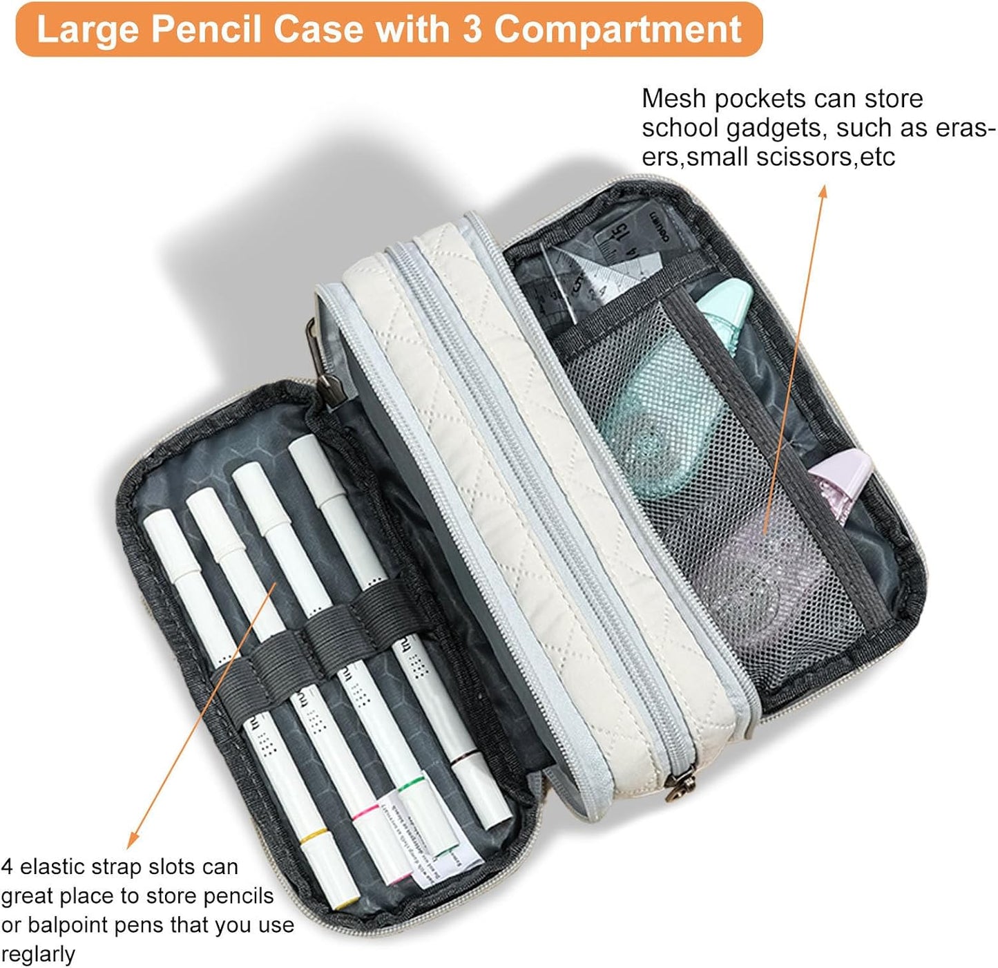 Della Gao Pencil Case Small Pencil Pouch Aesthetic Pencil Box
