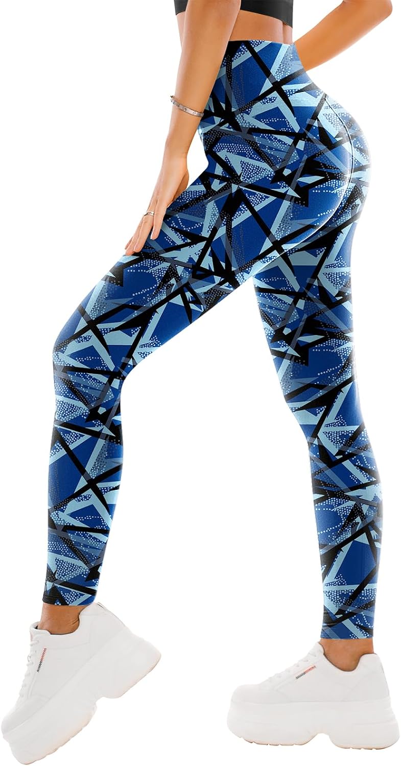 SINOPHANT High Waisted Leggings for Women - Full Length Capri Buttery Soft Yoga Pants for Workout Athletic