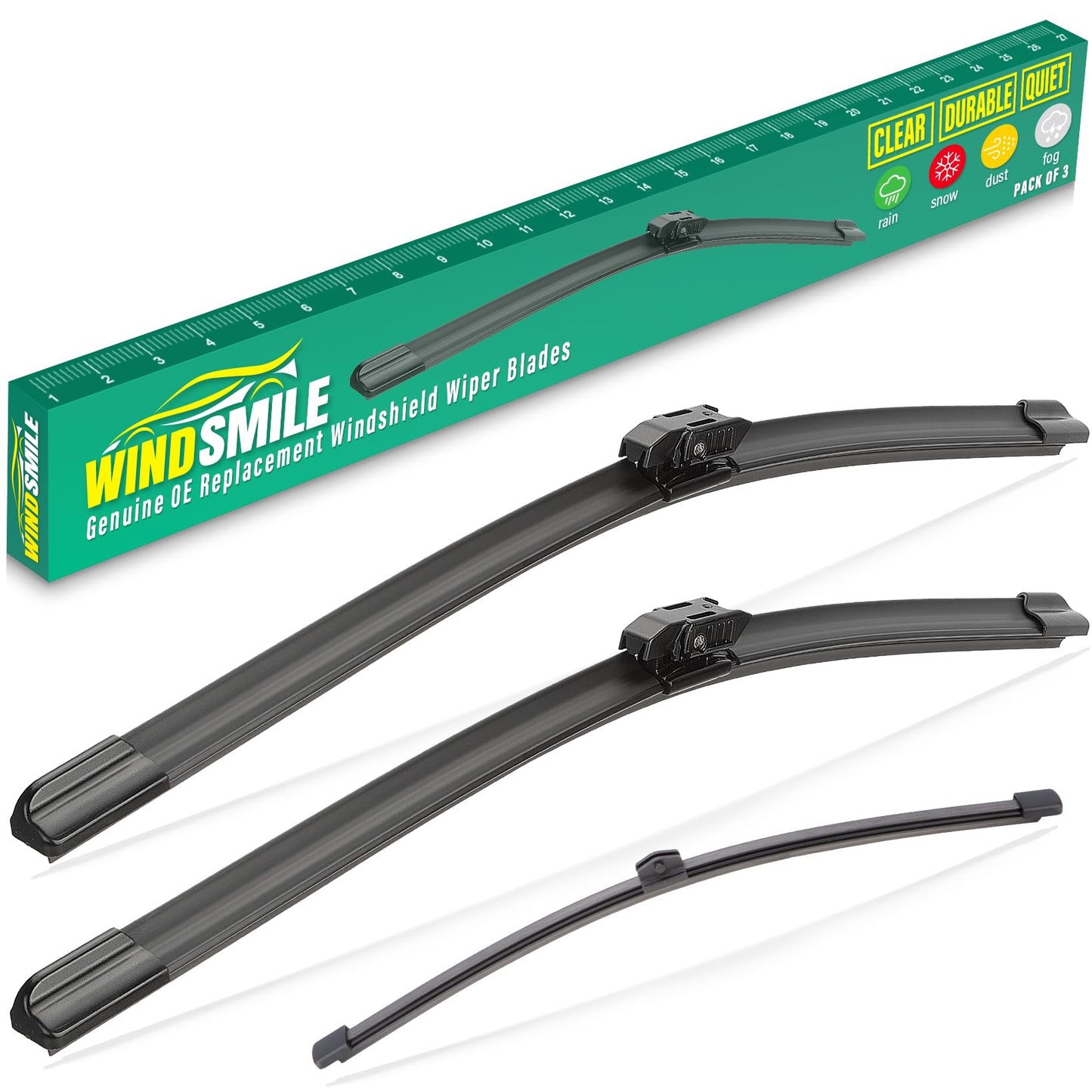 WINDSMILE Windshield Wiper Blade Replacement for Hyundai Palisade 2020-2025