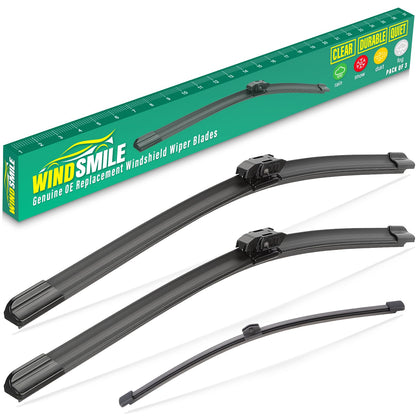 WINDSMILE Windshield Wiper Blade Replacement for Hyundai Palisade 2020-2025