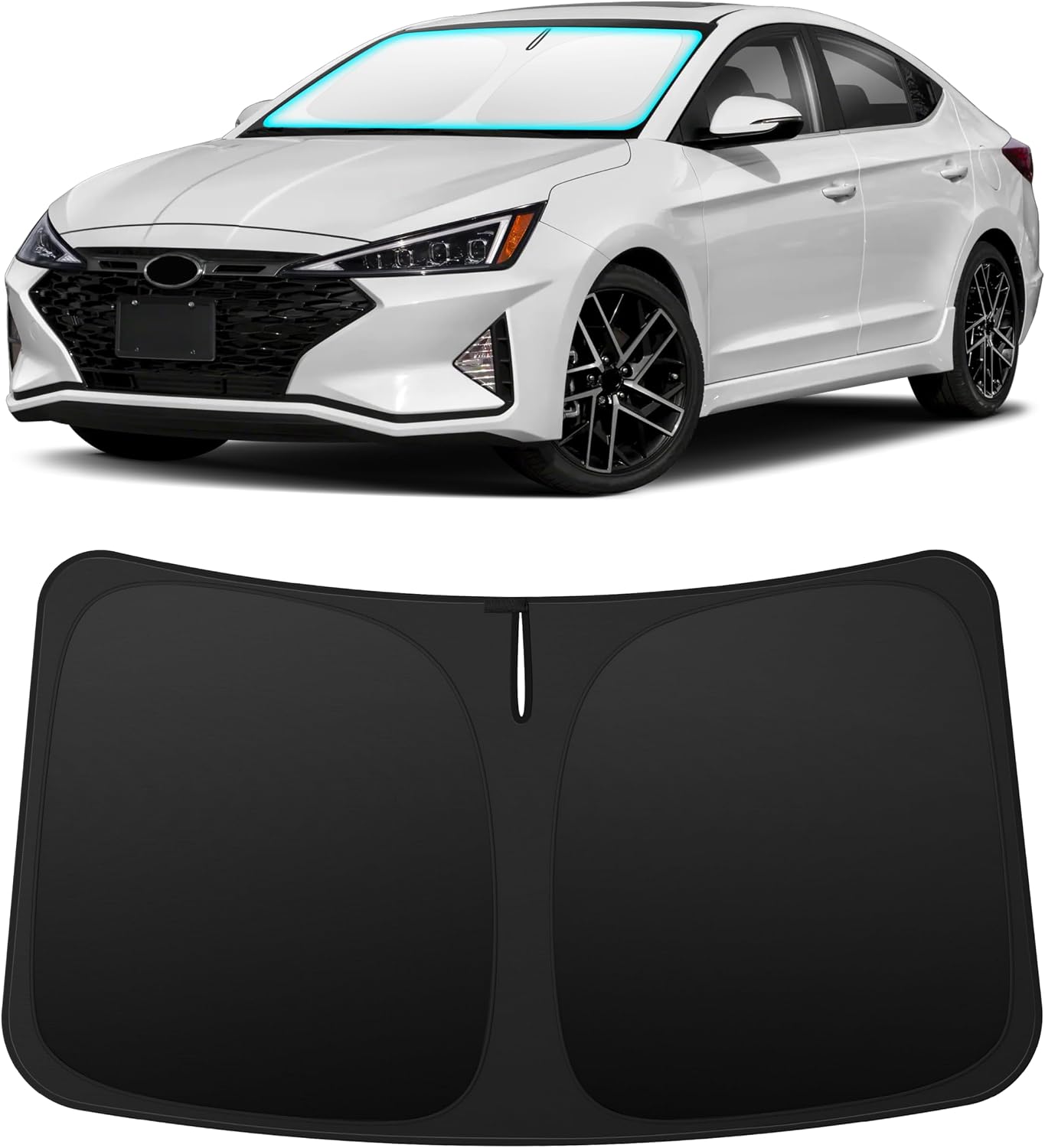 INSAUTO Custom Fit Windshield Sun Shade for Nissan Frontier 2005-2021