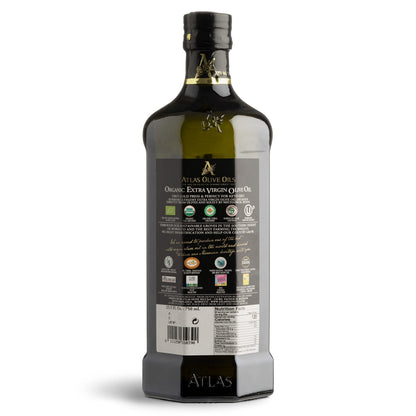 Atlas Organic Extra Virgin Olive Oil, Moroccan, High Polyphenol, 1 L